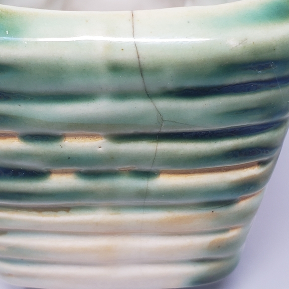 Vintage Lamb With A Cart Figure Planter - Picture 5 of 10